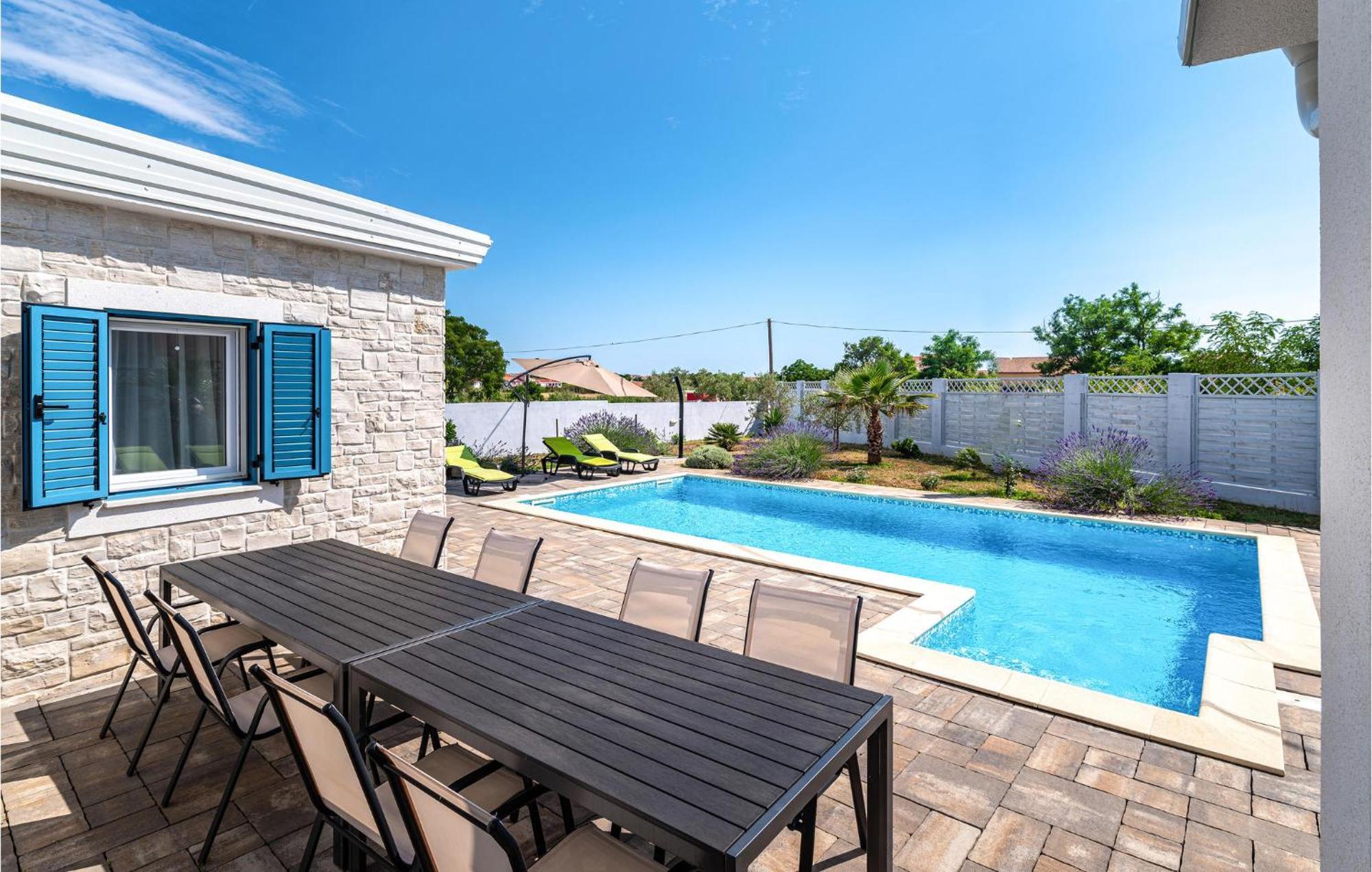 Beautiful Home In Privlaka With Wifi Εξωτερικό φωτογραφία